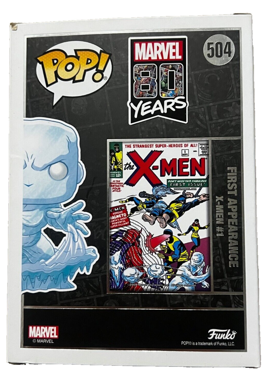 SHAWN ASHMORE signed (X-MEN) ICEMAN Bobby Clarke #504 Funko Pop #BECKETT BP27940