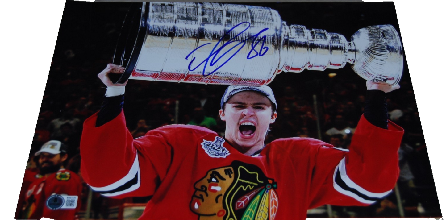 TEUVO TERAVAINEN signed (CHICAGO BLACKHAWKS) 11X14 photo BECKETT BAS BW54425