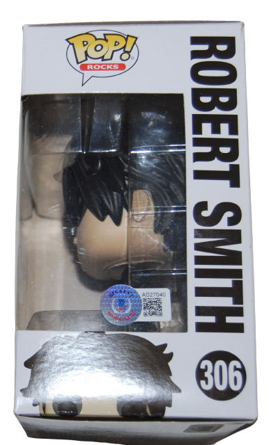 ROBERT SMITH signed (THE CURE) Funko Pop Hot Topic #306 BECKETT BAS AD27040