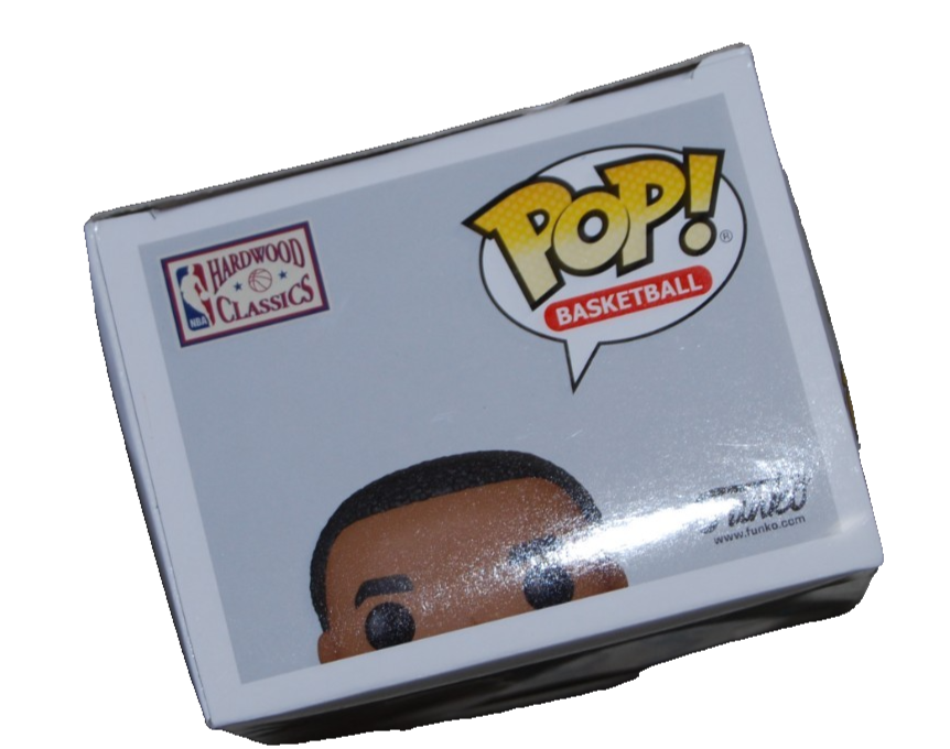 GEORGE GERVIN signed (SAN ANTONIO SPURS) Funko Pop #105 BECKETT BAS BT56263