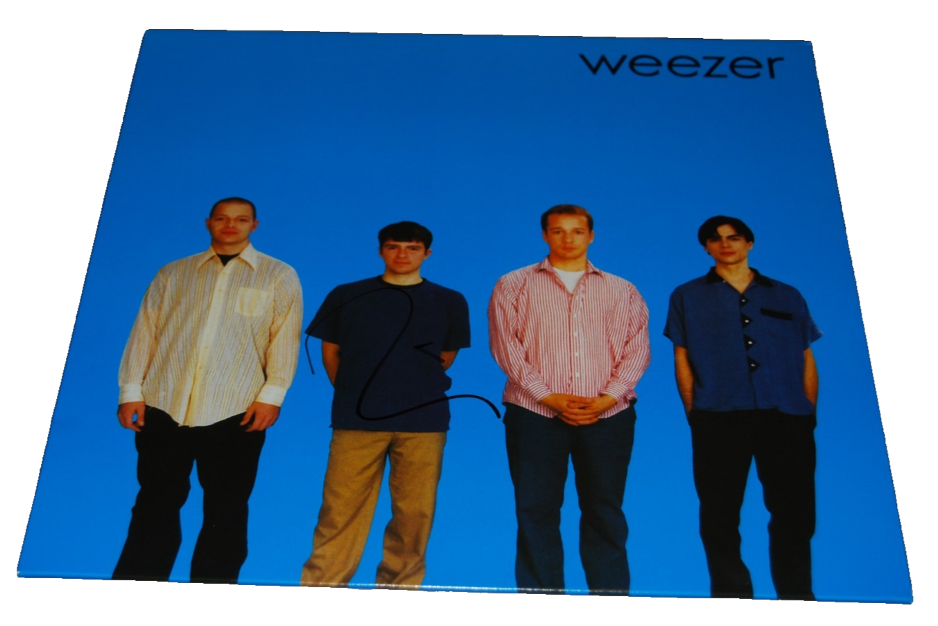 RIVERS CUOMO signed (WEEZER) autographed Blue Vynil record BECKETT BAS BW61777