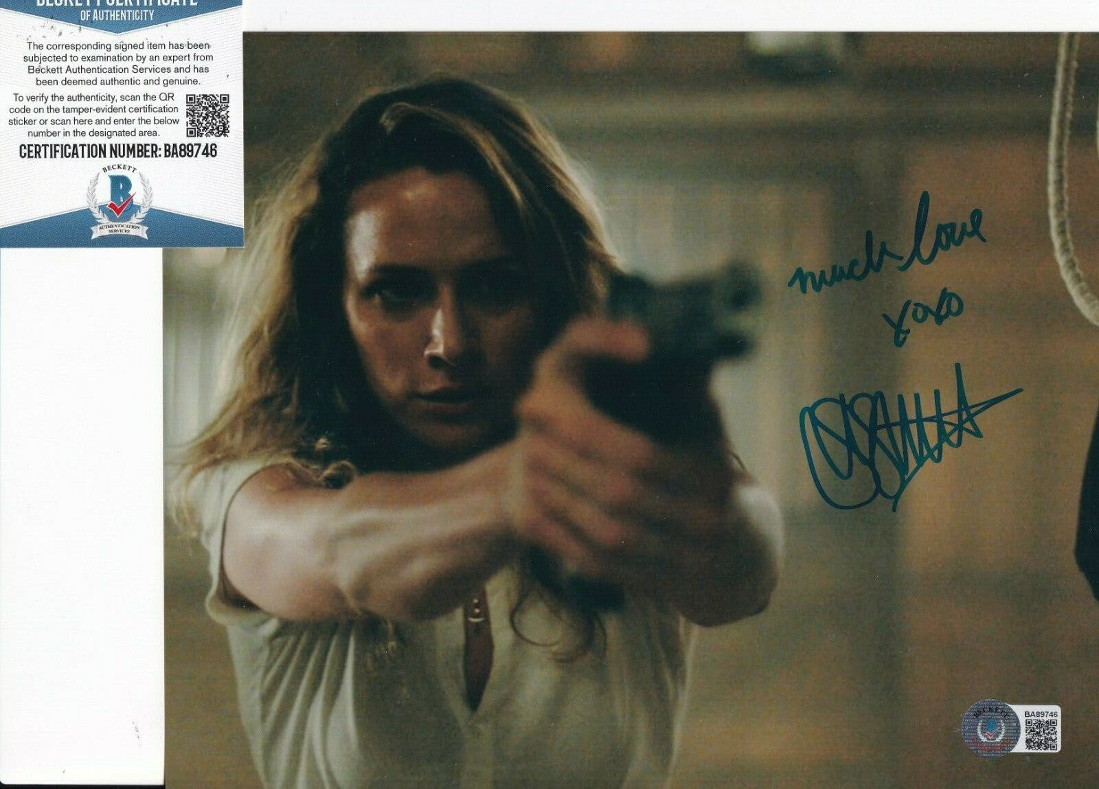 SHANTEL VANSANTEN signed (SHOOTER) Julie Swagger 8X10 photo BECKETT BAS BA89746