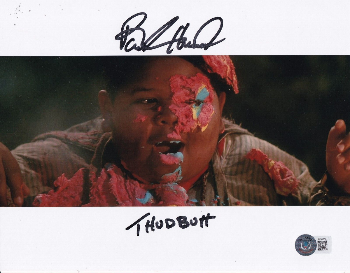 RAUSHAN HAMMOND  signed (HOOK) Thud Butt Lost Boys 8X10 photo BECKETT BK41636