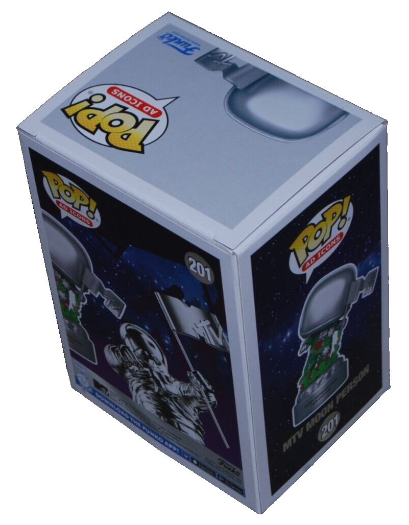 VANILLA ICE signed (MTV MOON PERSON) Funko Pop AD ICONS #201 BECKETT BAS BP89870