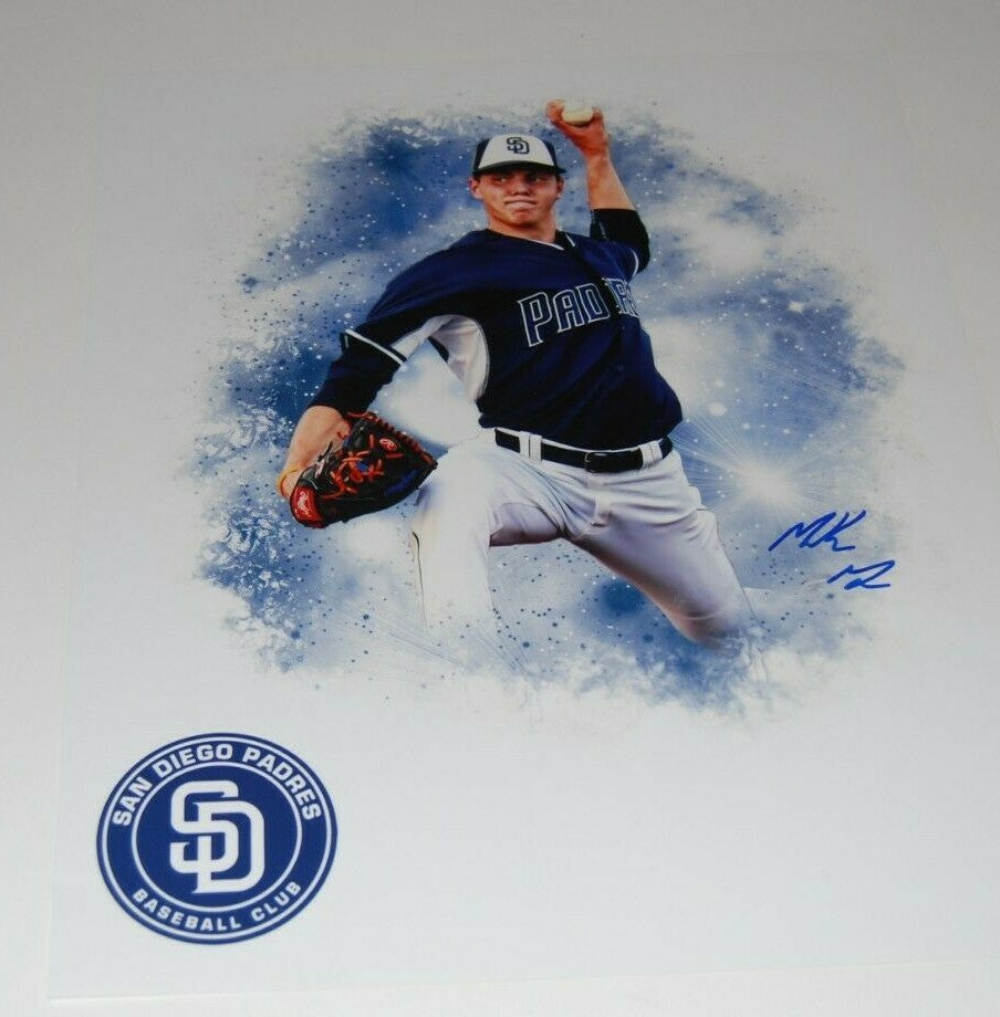 MACKENZIE GORE signed (SAN DIEGO PADRES) Baseball 11X14 photograph W/COA