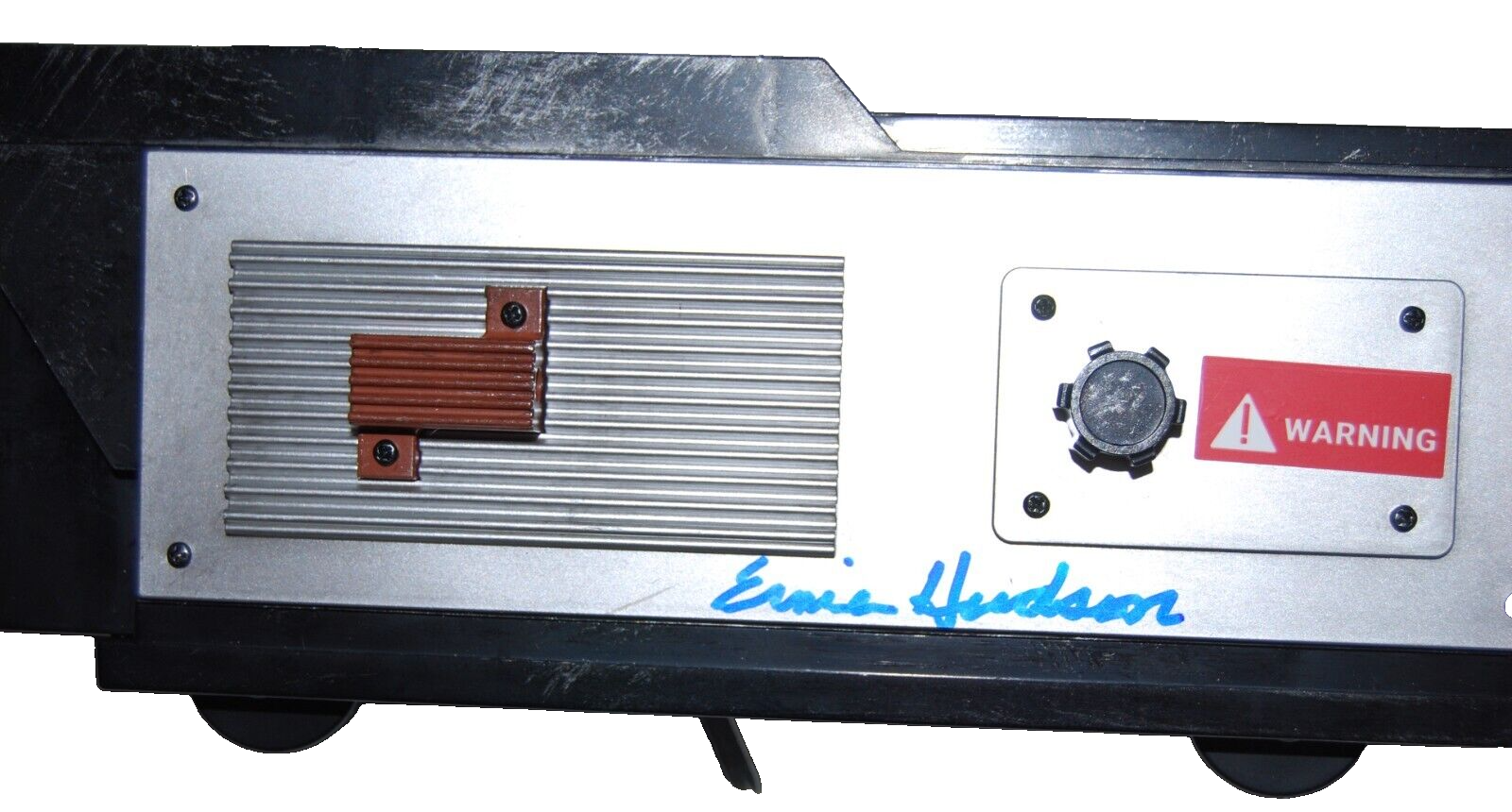 ERNIE HUDSON signed (GHOSTBUSTERS) AMC Popcorn Ghost Trap w/ bucket JSA AX11432