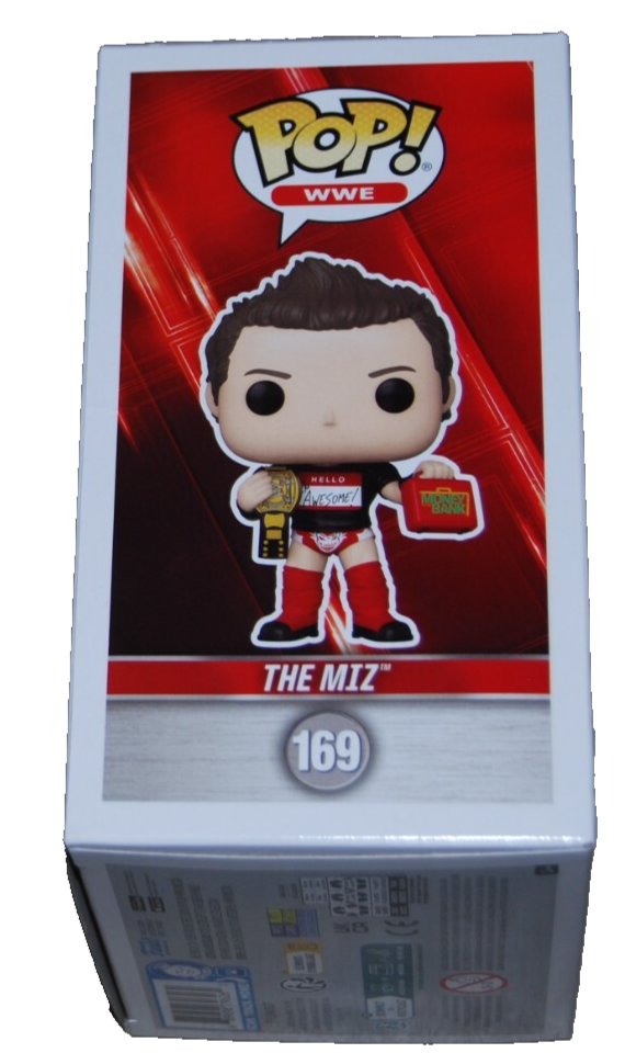 MICHAEL MIZANIN signed THE MIZ Money in the Bank Funko pop #169 BECKETT BQ83855