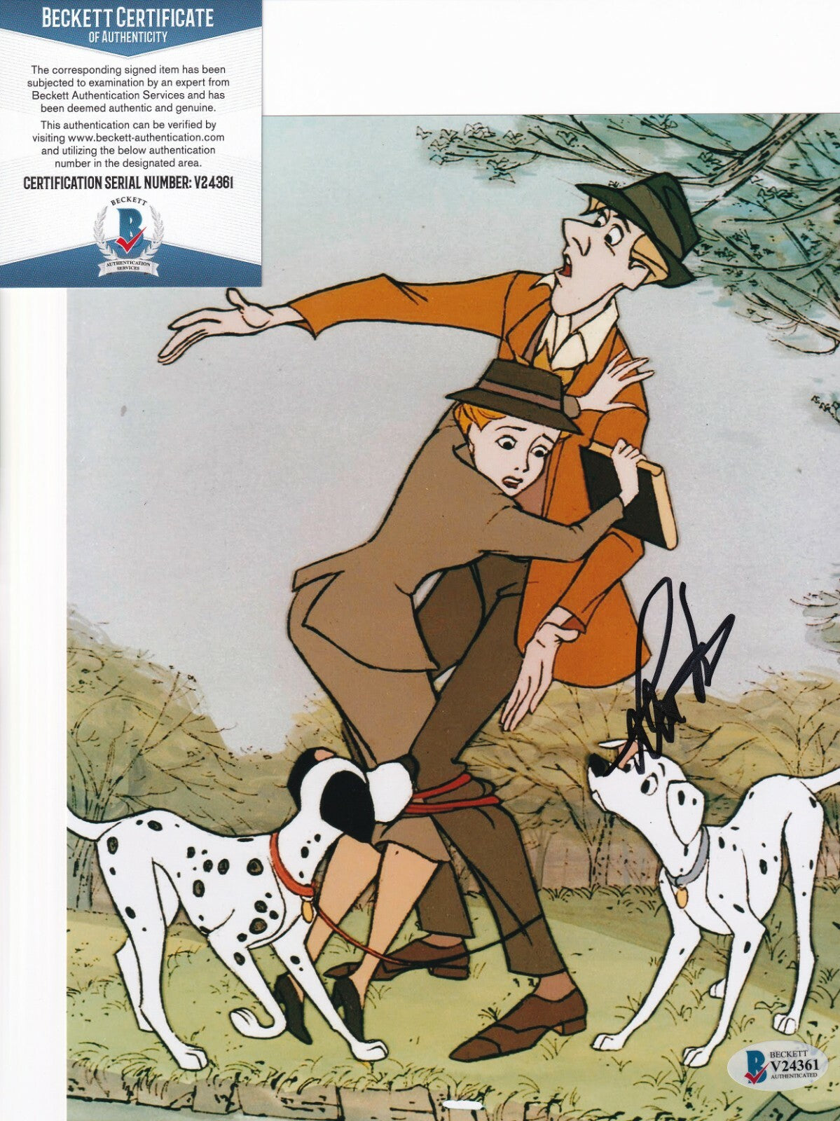 LISA DAVIS signed (ONE HUNDRED AND ONE DALMATIONS) 8X10 photo BECKETT BAS V24361
