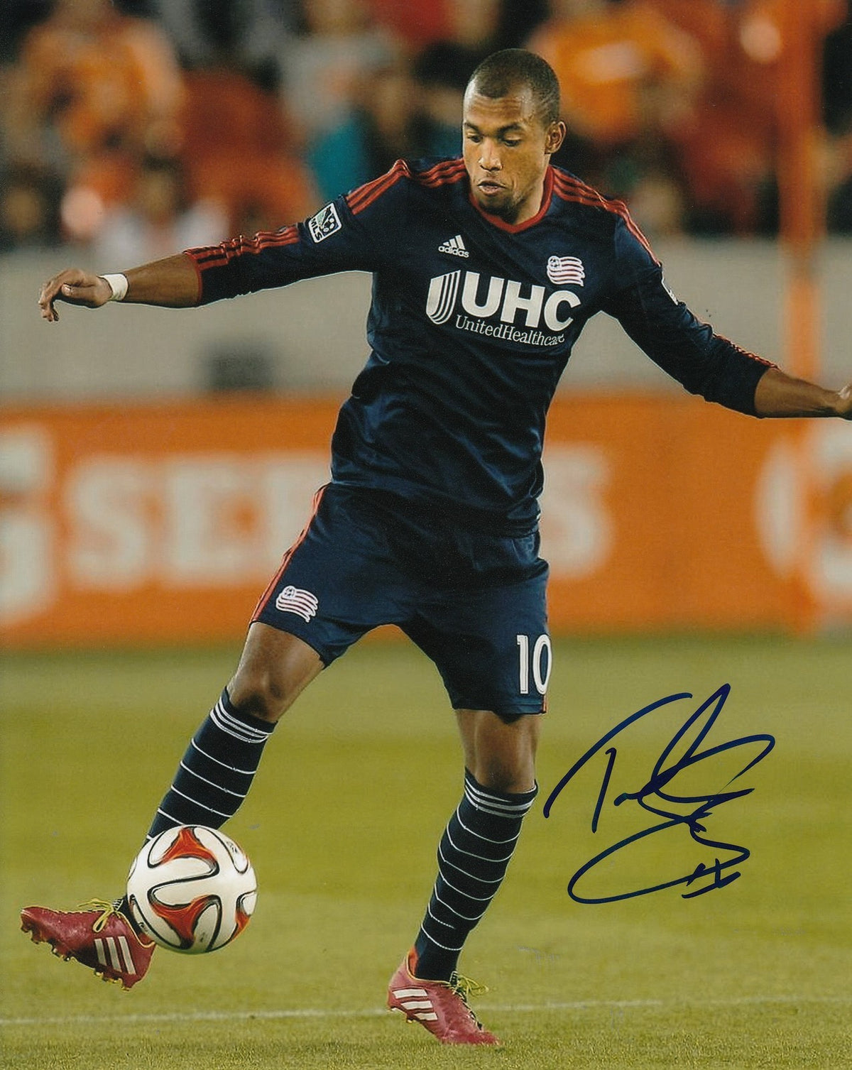 TEAL BUNBURY signed (NEW ENGLAND REVOULTION) MLS SOCCER 8X10 photo W/COA #2