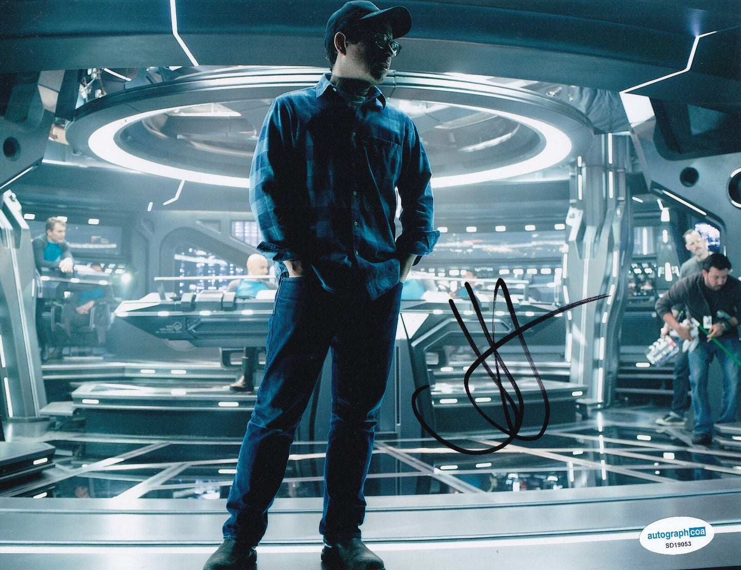 J.J ABRAMS signed (STAR TREK) Movie Director Producer 8x10 photo ACOA SD19053