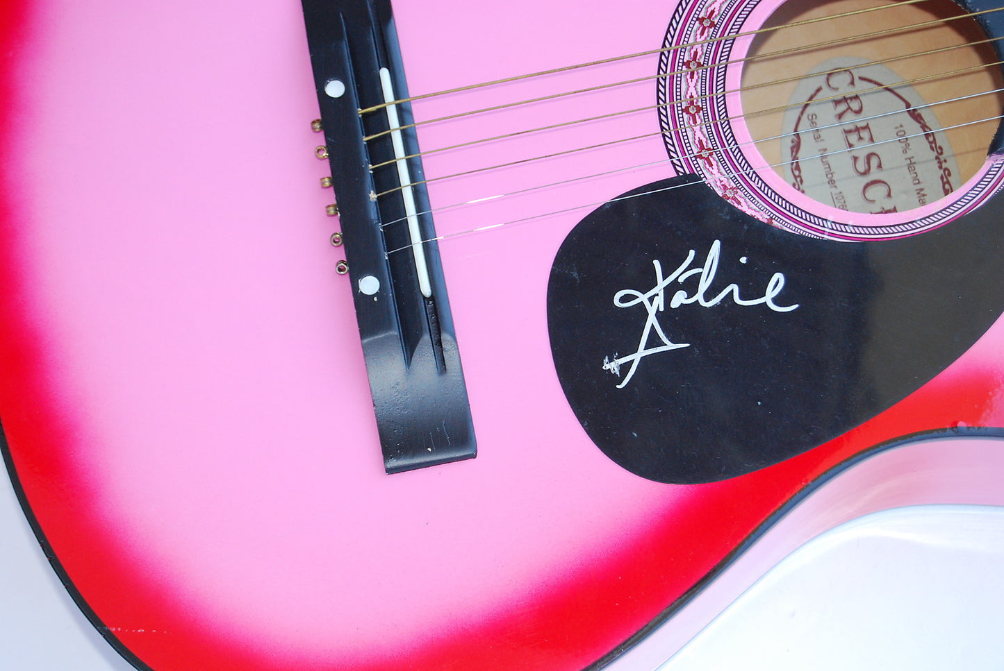 KATIE ARMIGER signed (COUNTRY SUPERSTAR) Acoustic guitar W/COA *SCREAM*