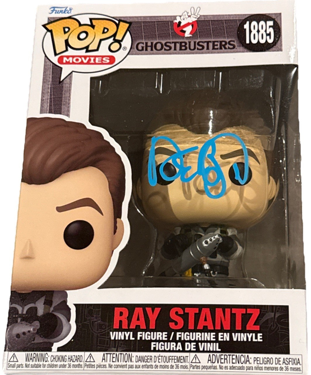 DAN AYKROYD signed (GHOSTBUSTERS) Ray Stantz Funko Pop #1885 BECKETT 3W041847