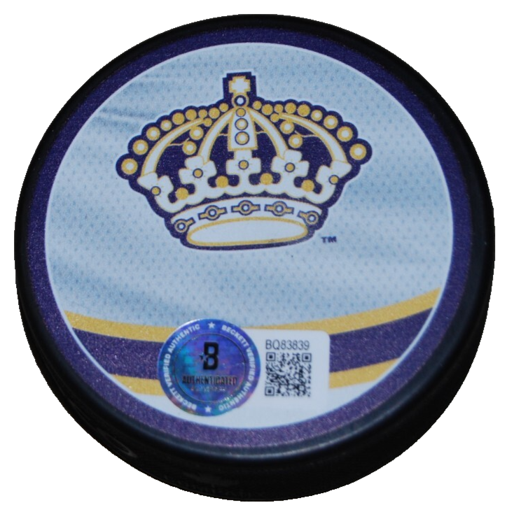 JEREMY ROENCIK signed (LOS ANGELES KINGS) Souvenir Hockey puck BECKETT BQ83839