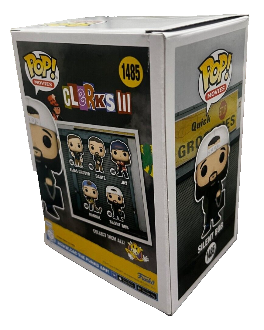 KEVIN SMITH signed (CLERKS III) #1485 Silent Bob Funko Pop BECKETT BAS BP89490