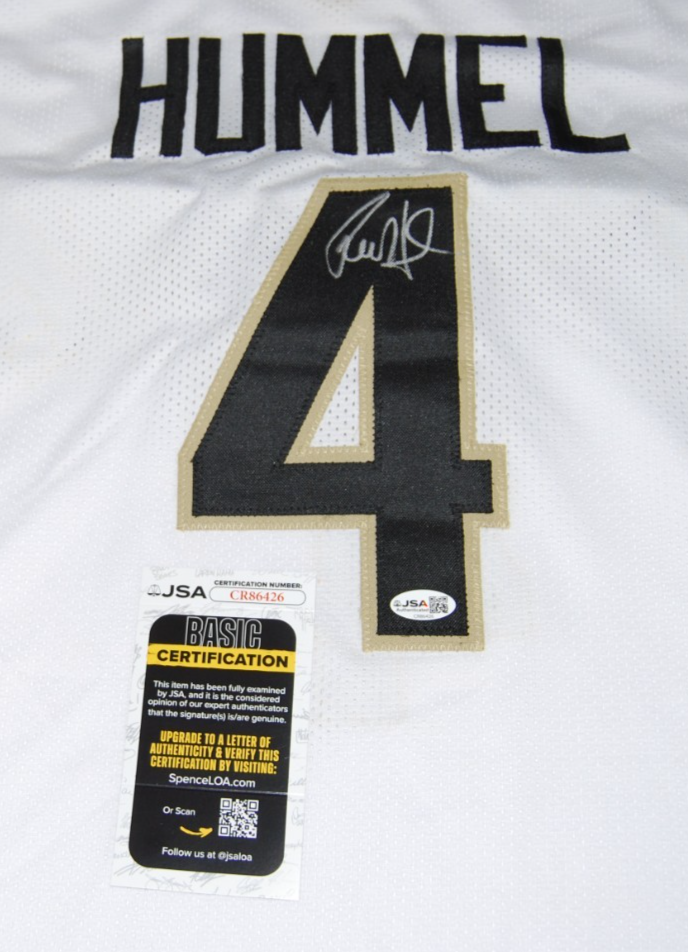 ROBBIE HUMMEL signed (PURDUE BOILERMAKERS) White basketball jersey JSA CR86426