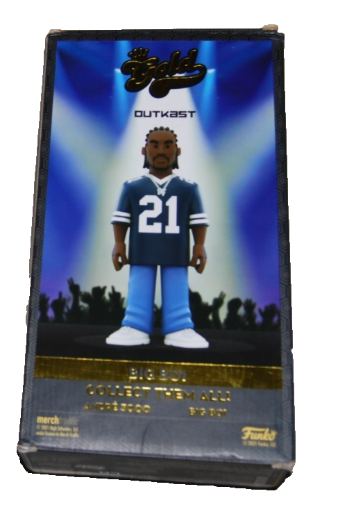 BIG BOI signed (OUTKAST) Premium gold Funko 12" Figure BECKETT BAS BV13299
