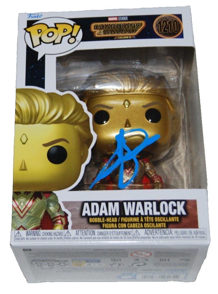 WILL POULTER signed (GUARDIANS OF THE GALAXY) 1210 Funko Pop BECKETT BAS BN07909
