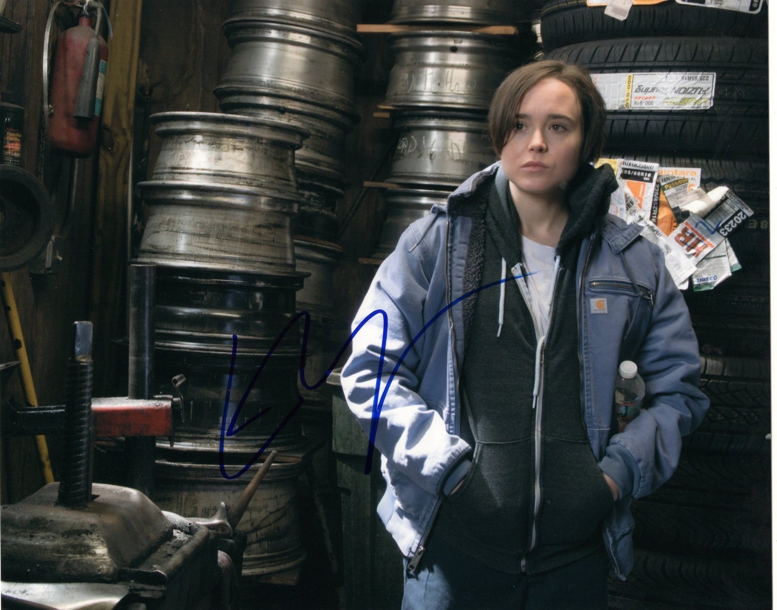 Ellen Page signed 8x10 Photo w/COA Kitty Pryde Shadowcat Whip It #7