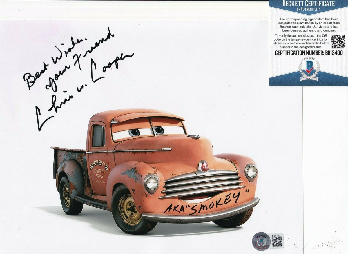 CHRIS COOPER signed (CARS) Smokey autographed Movie 8X10 photo BECKETT BB13400