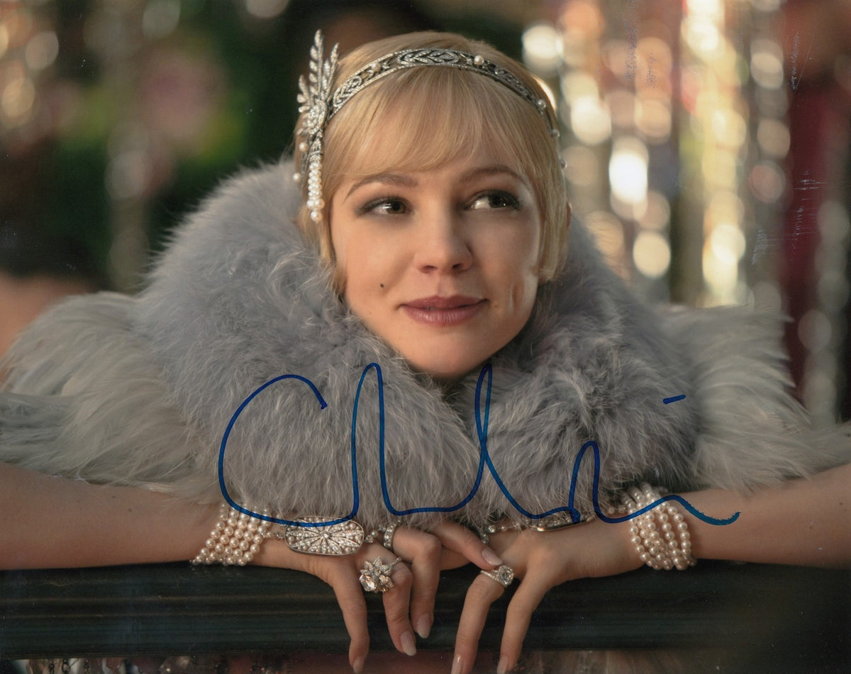 CAREY MULLIGAN signed *THE GREAT GATSBY* 8X10 photo *PROOF* W/COA DAISY #3