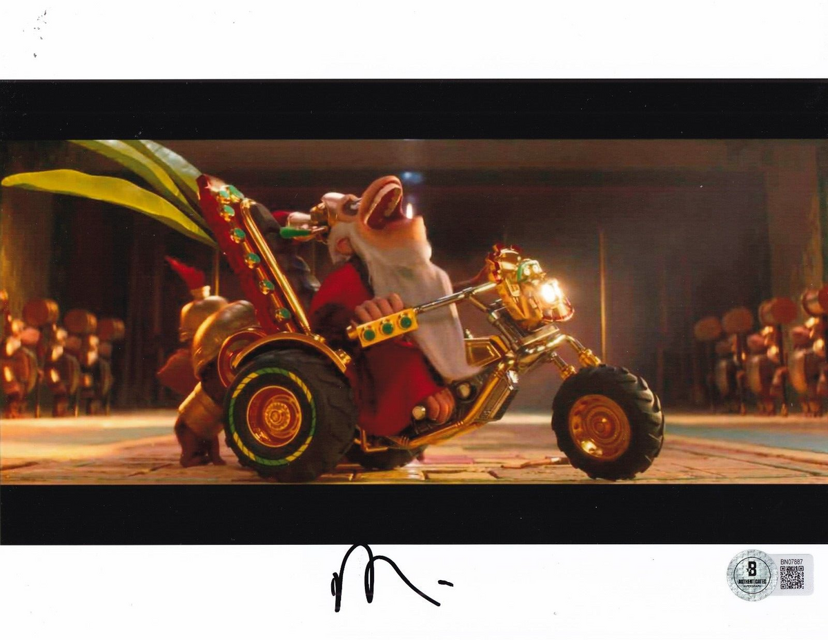 FRED ARMISEN signed (SUPER MARIO BROS) Cranky Kong 8X10 photo BECKETT BN07887