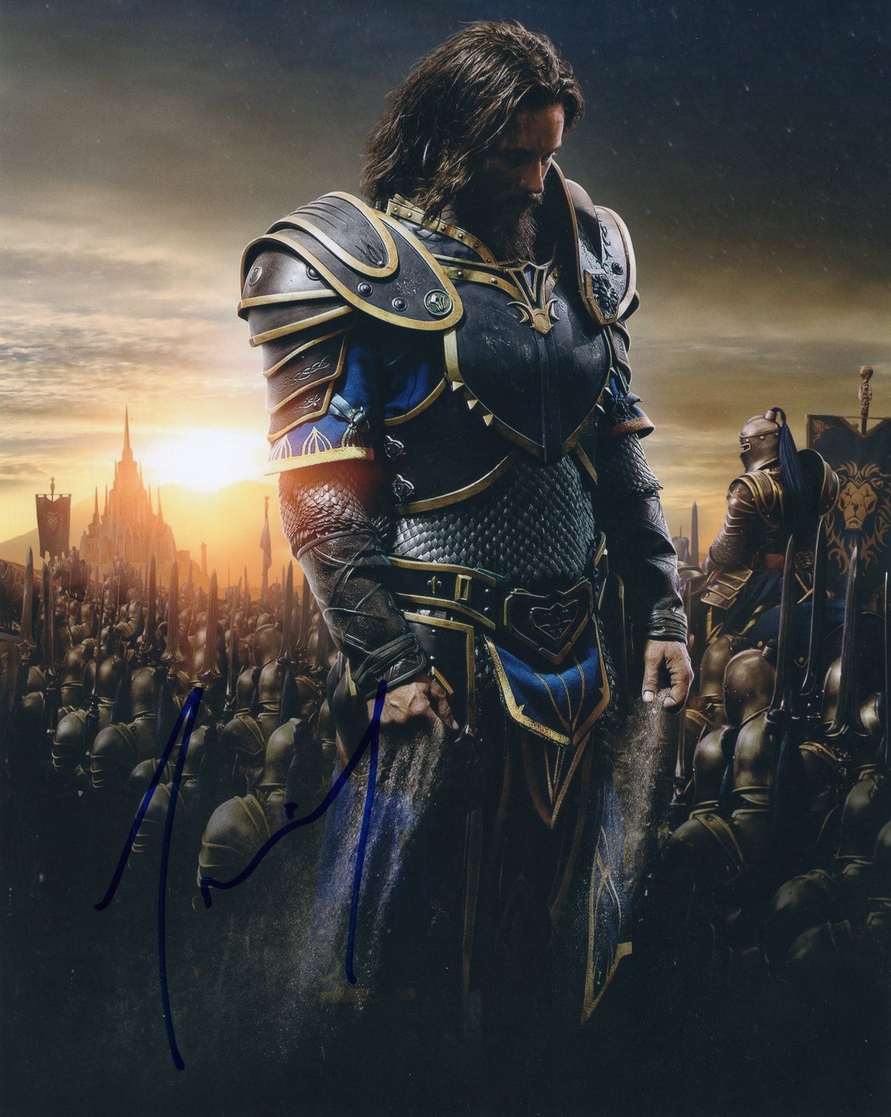 Travis Fimmel signed 8x10 Photograph w/COA Vikings Star Warcraft #2