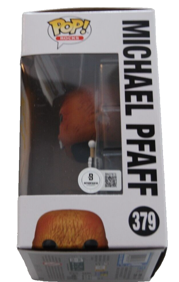 MICHAEL PFAFF signed (SLIPKNOT) Tortilla Man #379 Funko Pop BECKETT BAS BN37873
