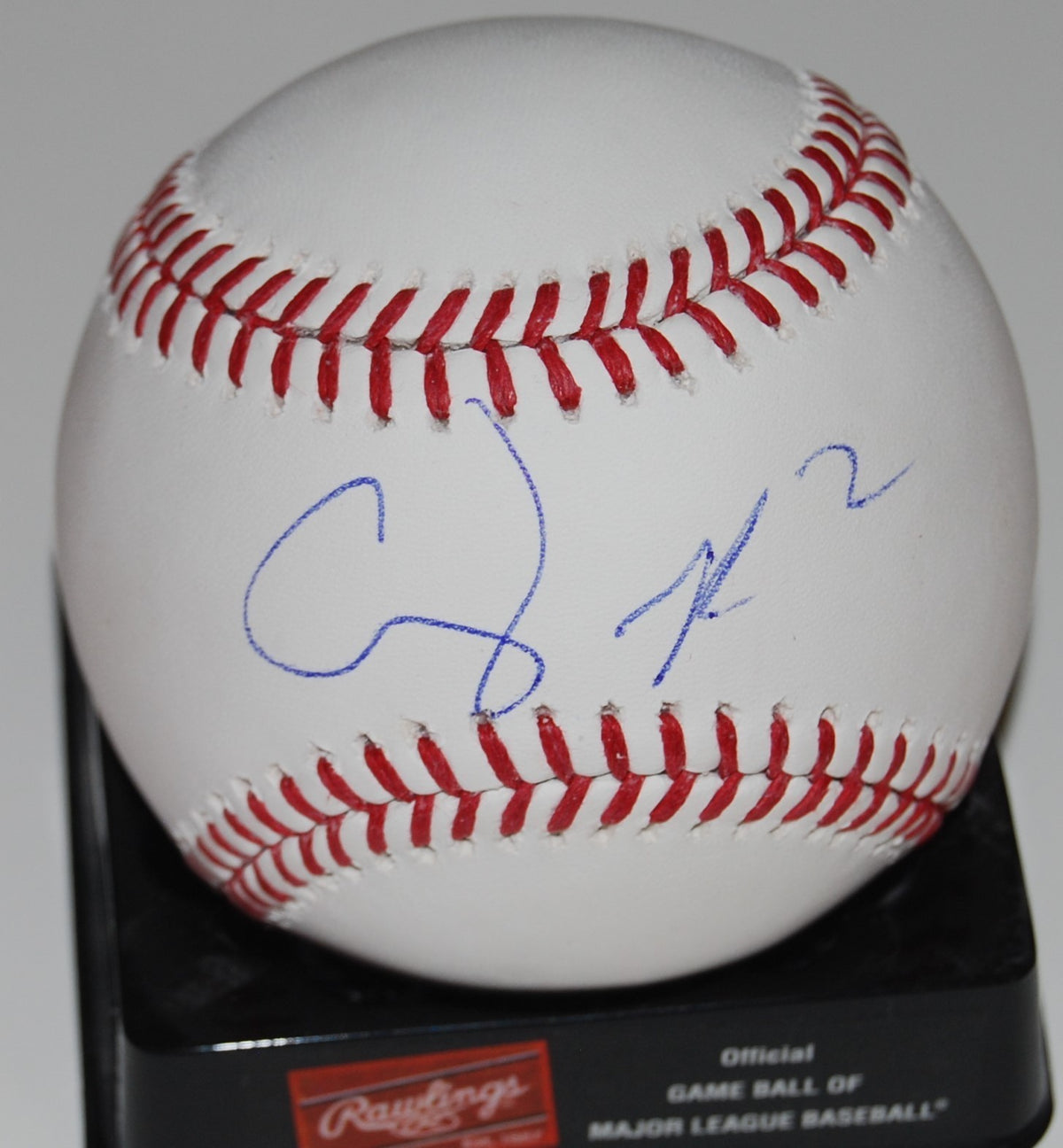COREY RAY signed (MILWAUKEE BREWERS) Official Major League baseball W/COA