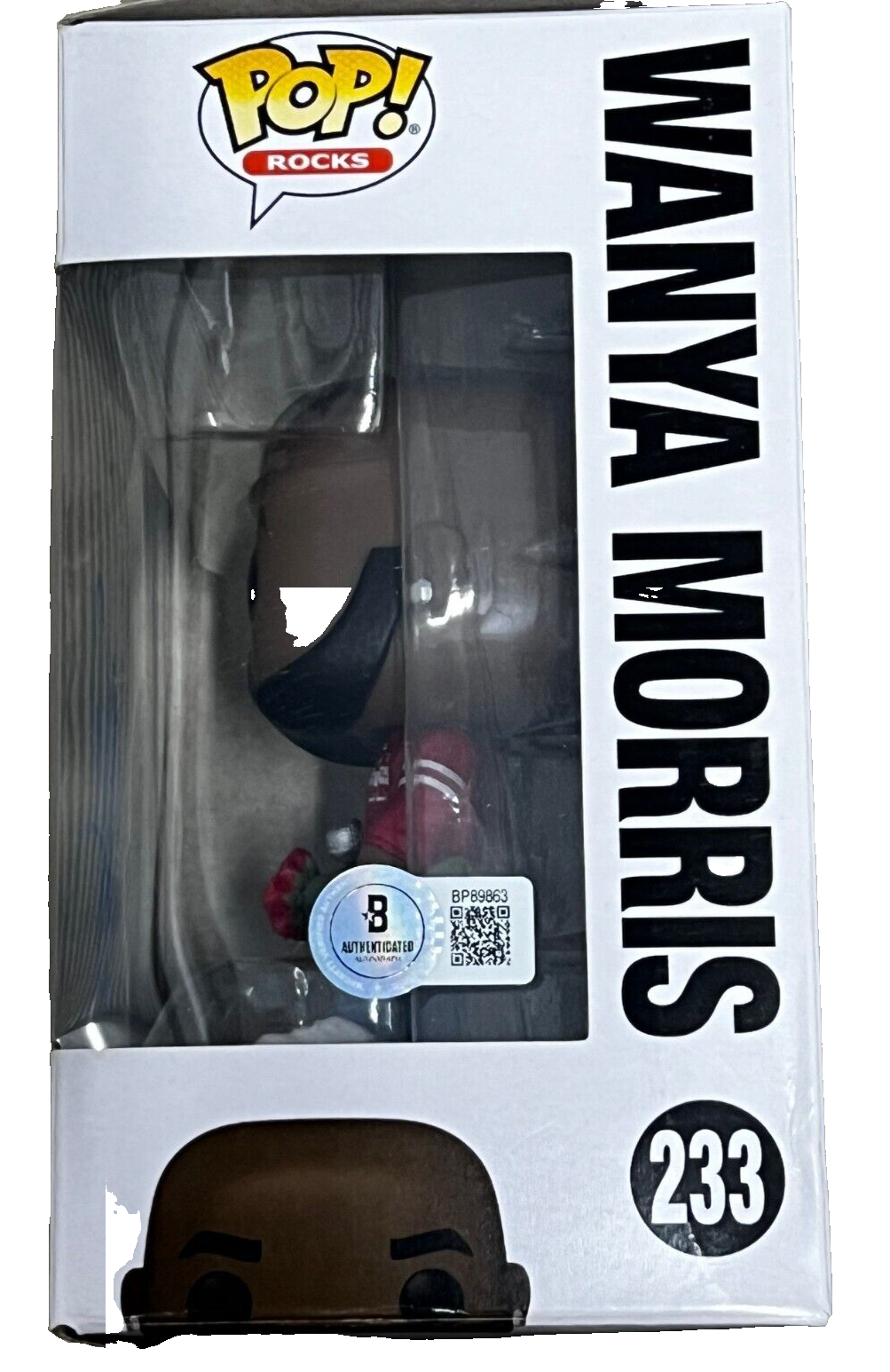 WANYA MORRIS signed (BOYS II MEN) #233 Funko Pop Rocks! BECKETT BAS BP89863