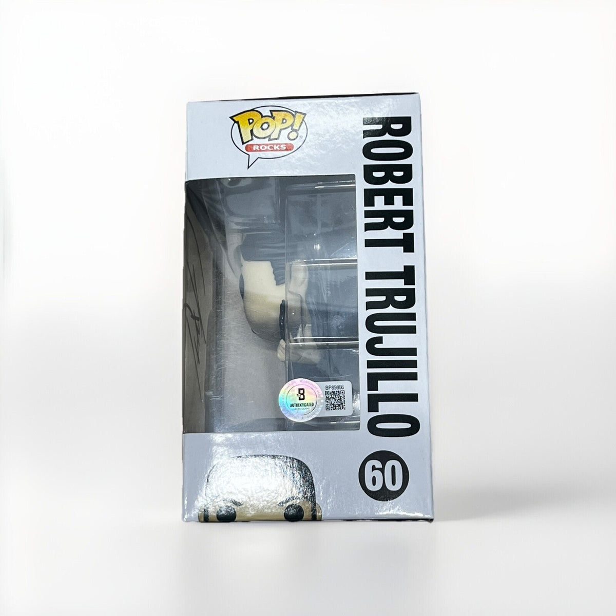 ROBERT TRUJILLO signed (Metallica) Funko Pop Rocks #60 Beckett BAS BP89866