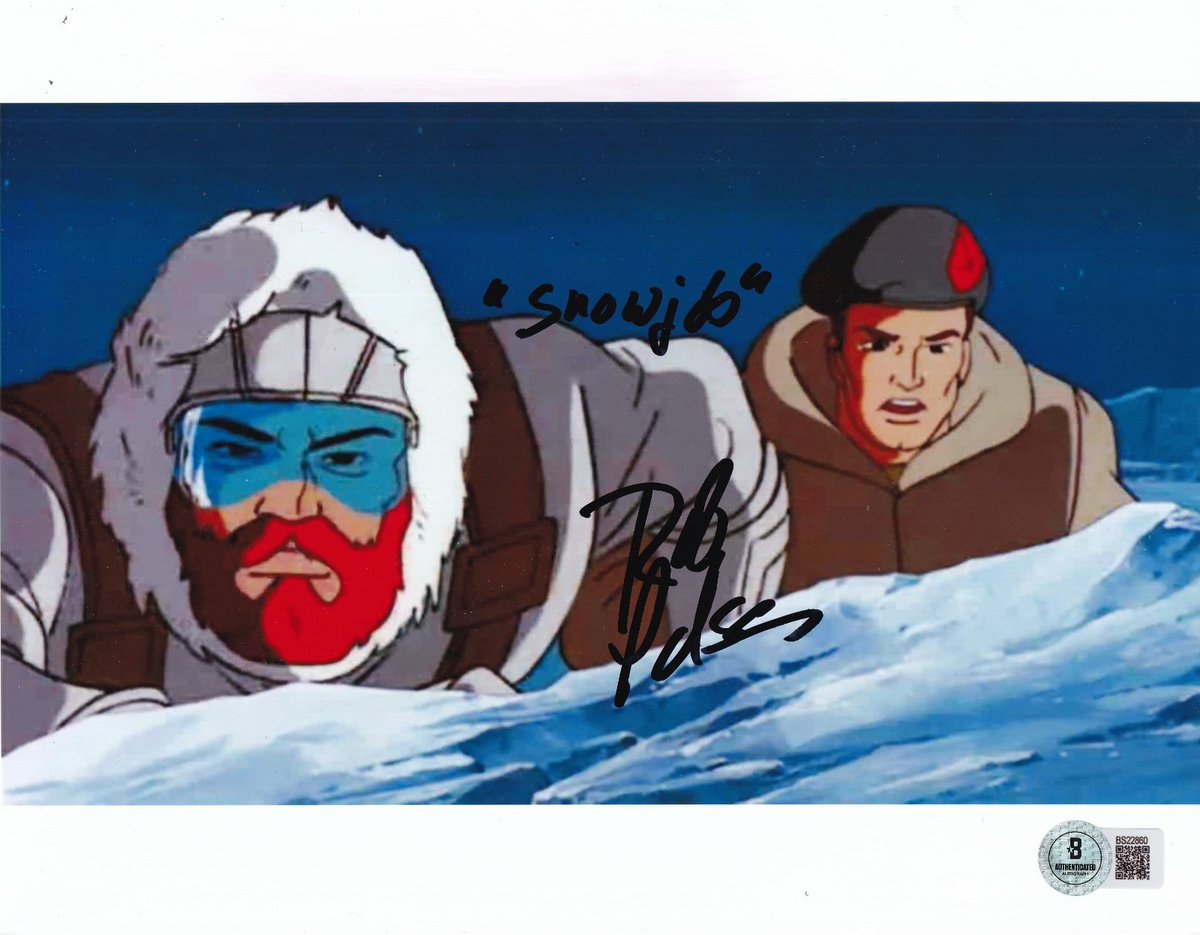 ROB PAULSEN signed (G.I JOE THE MOVIE) SNOW JOB 8X10 photo BECKETT BS22860