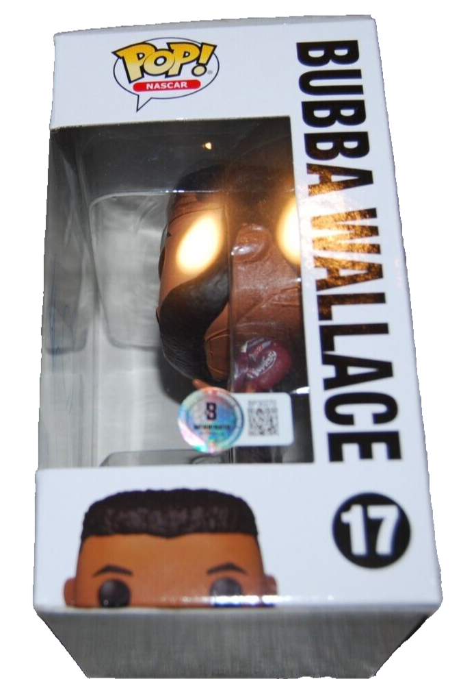 BUBBA WALLACE signed (NASCAR) autograph Racing FUNKO POP #17 BECKETT BAS BP30270