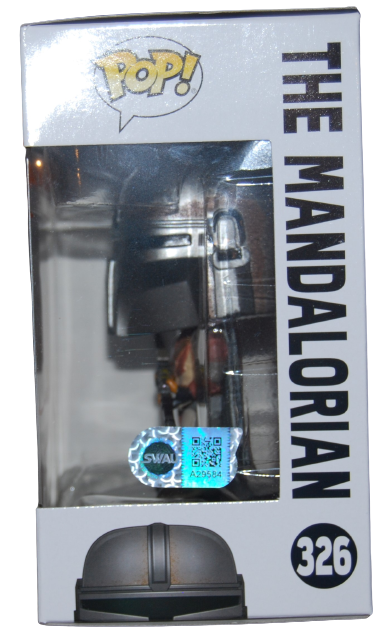 BRENDAN WAYNE signed (THE MANDALORIAN) Star Wars Funko Pop #326 SWAU A29584