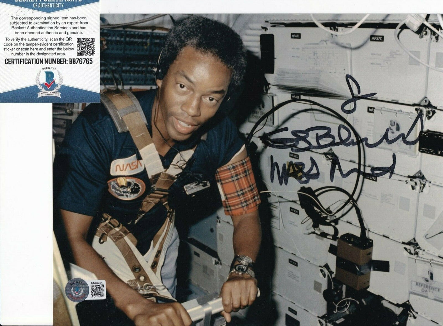 GUION BUFORD signed (NASA) ASTRONAUT autographed 8X10 photo BECKETT BAS BD76765