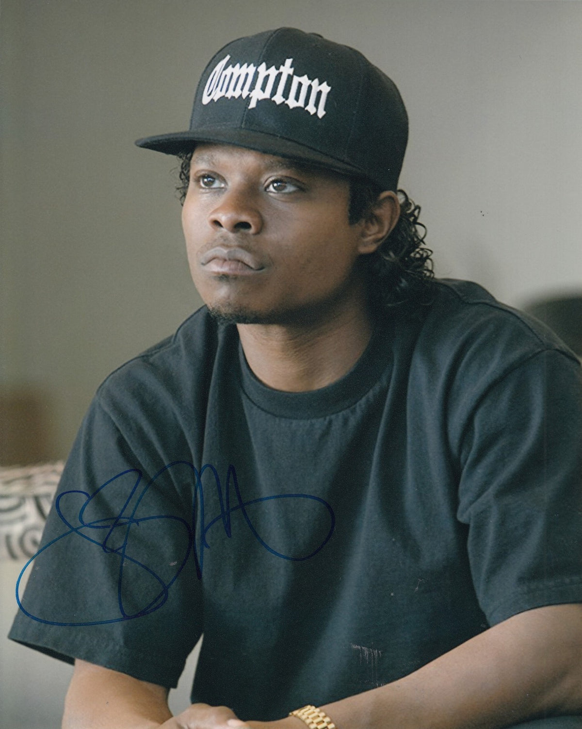 JASON MITCHELL signed (STRAIGHT OUTTA COMPTON) EASY-E 8X10 photo W/COA NWA #3