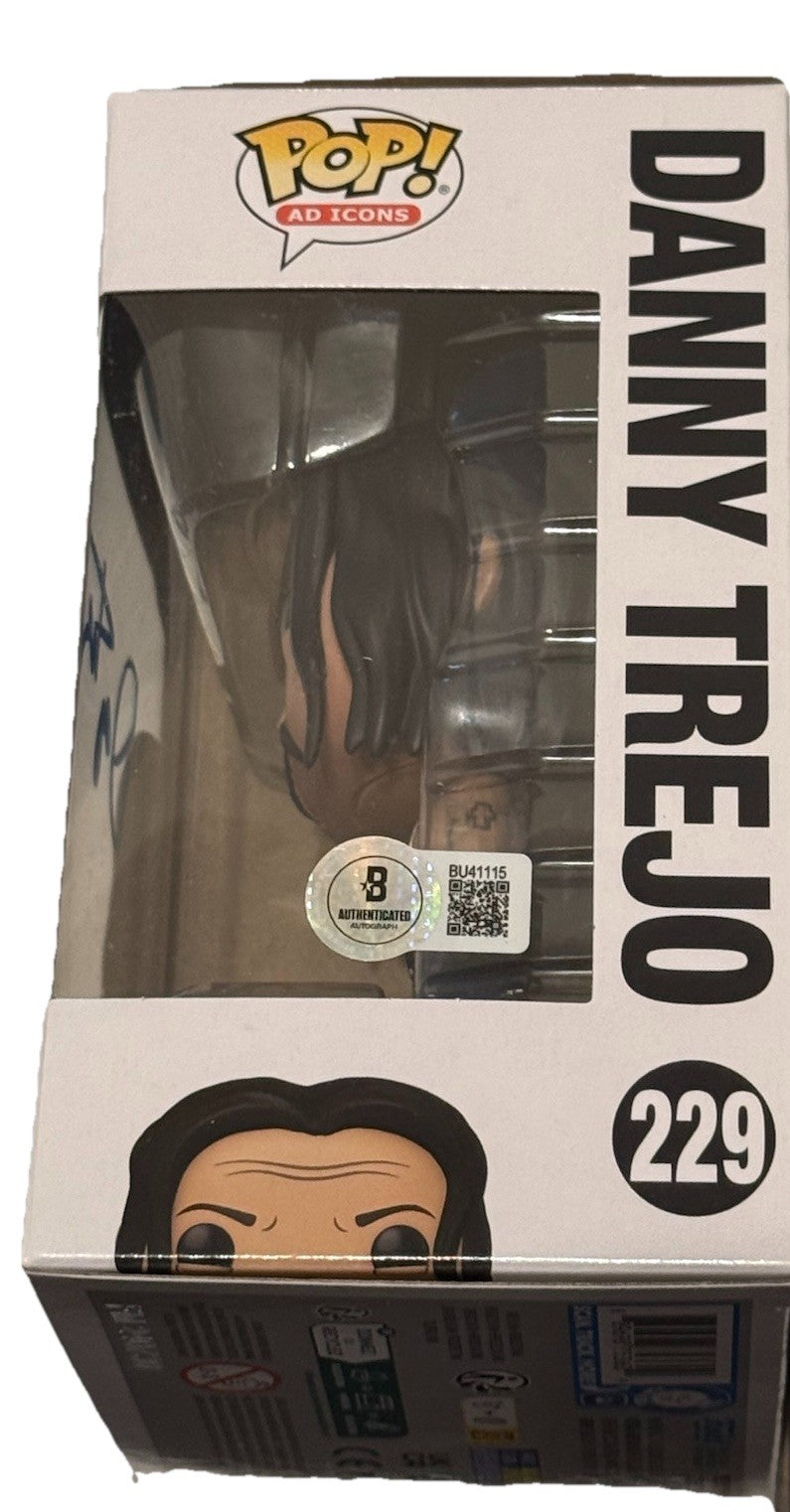 DANNY TREJO signed (POP AD ICONS) autographed #229 Funko Pop BECKETT BAS BU41115