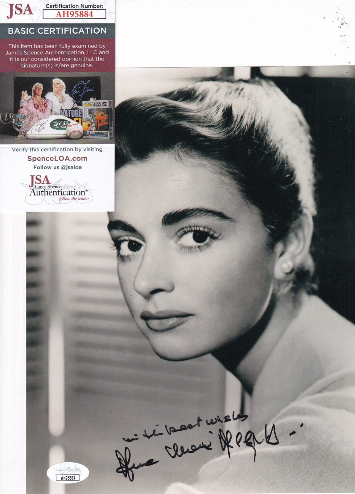 ANNA MARIA ALBERGHETTI signed (TEN THOUSAND BEDROOMS) 8X10 photo JSA COA AH95884