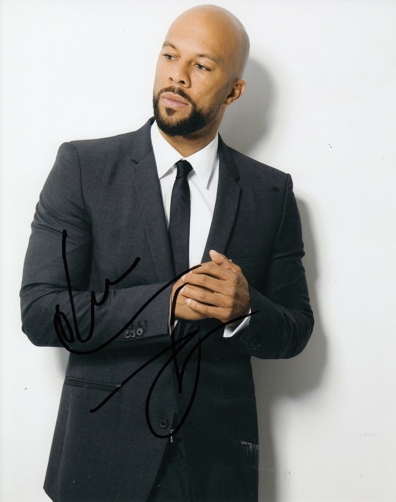 COMMON signed (AMERICAN GANGSTER) Movie 8X10 photo *Turner Lucas* auto W/COA #2
