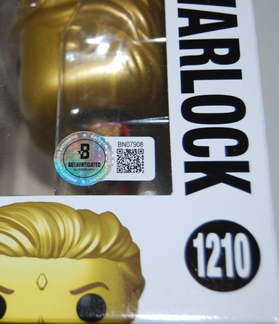 WILL POULTER signed (GUARDIANS OF THE GALAXY) 1210 Funko Pop BECKETT BAS BN07908