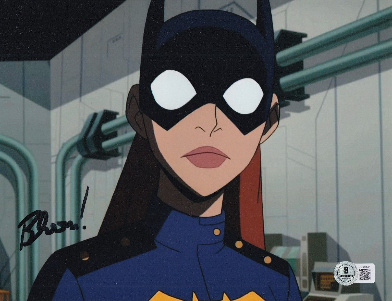 RACHEL BLOOM signed (BATGIRL) Batman vs Ninja Turtles 8X10 photo BECKETT BP09445