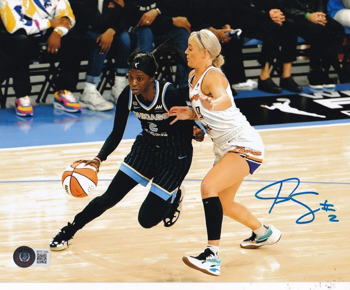 KAYLEAH COPPER signed (CHICAGO SKY) WNBA basketball 8X10 photo BECKETT BF81395
