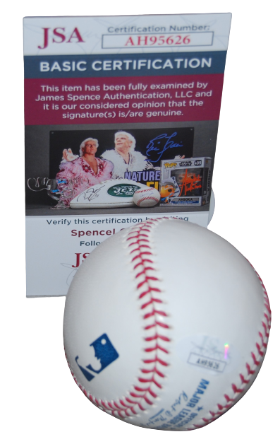 FRANCISCO MEJIA signed (TAMPA BAY RAYS) OML baseball JSA Authenticated AH95626