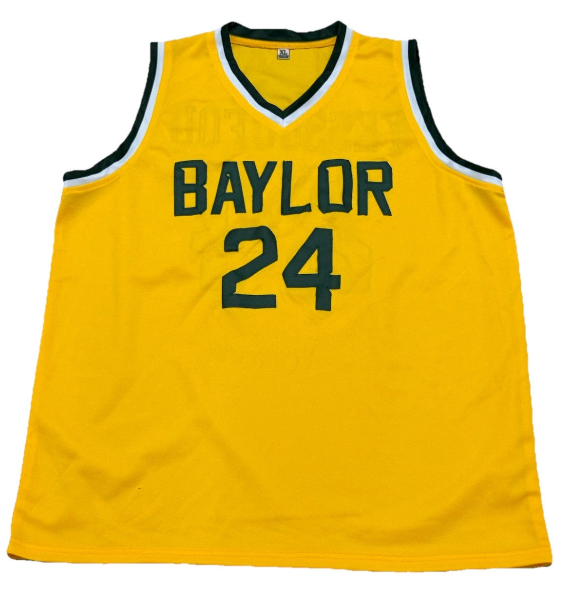 TOUNDE YESSOUFOU signed (BAYLOR BEARS) Yellow basketball jersey JSA CM85789