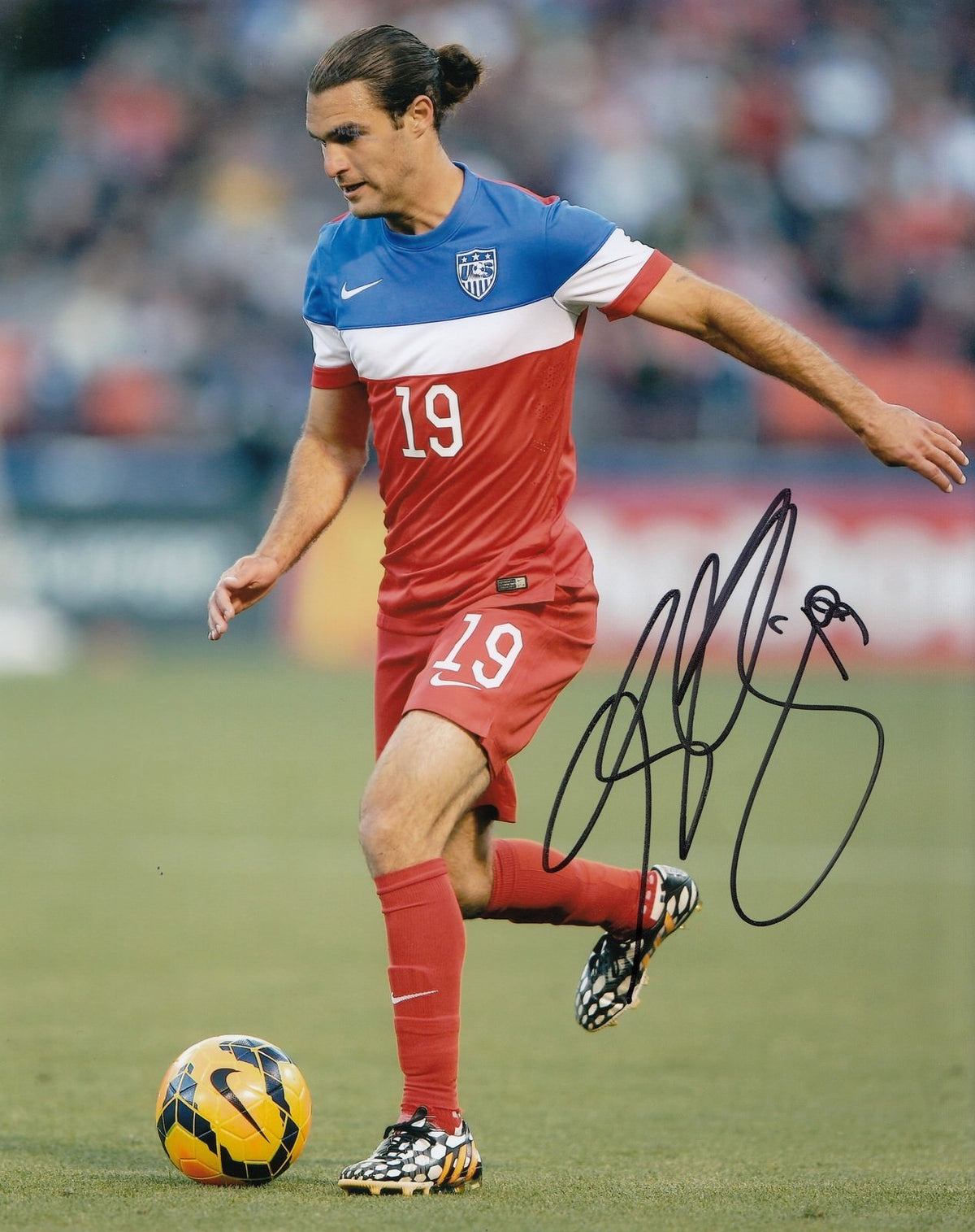 GRAHAM ZUSI signed (SPORTING KANSAS CITY) SOCCER *TEAM USA* 8X10 photo W/COA #2