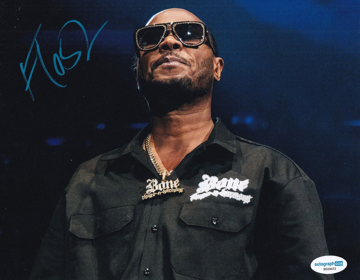 FLESH N BONE signed (BONE THUGS N HARMONY) Music 8X10 photo ACOA SD29472