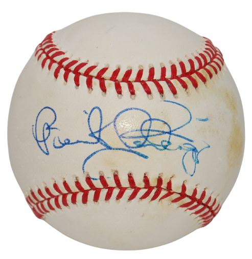 BENITO SANTIAGO signed NL baseball (SAN DIEGO PADRES) Cubs Marlins Reds W/COA