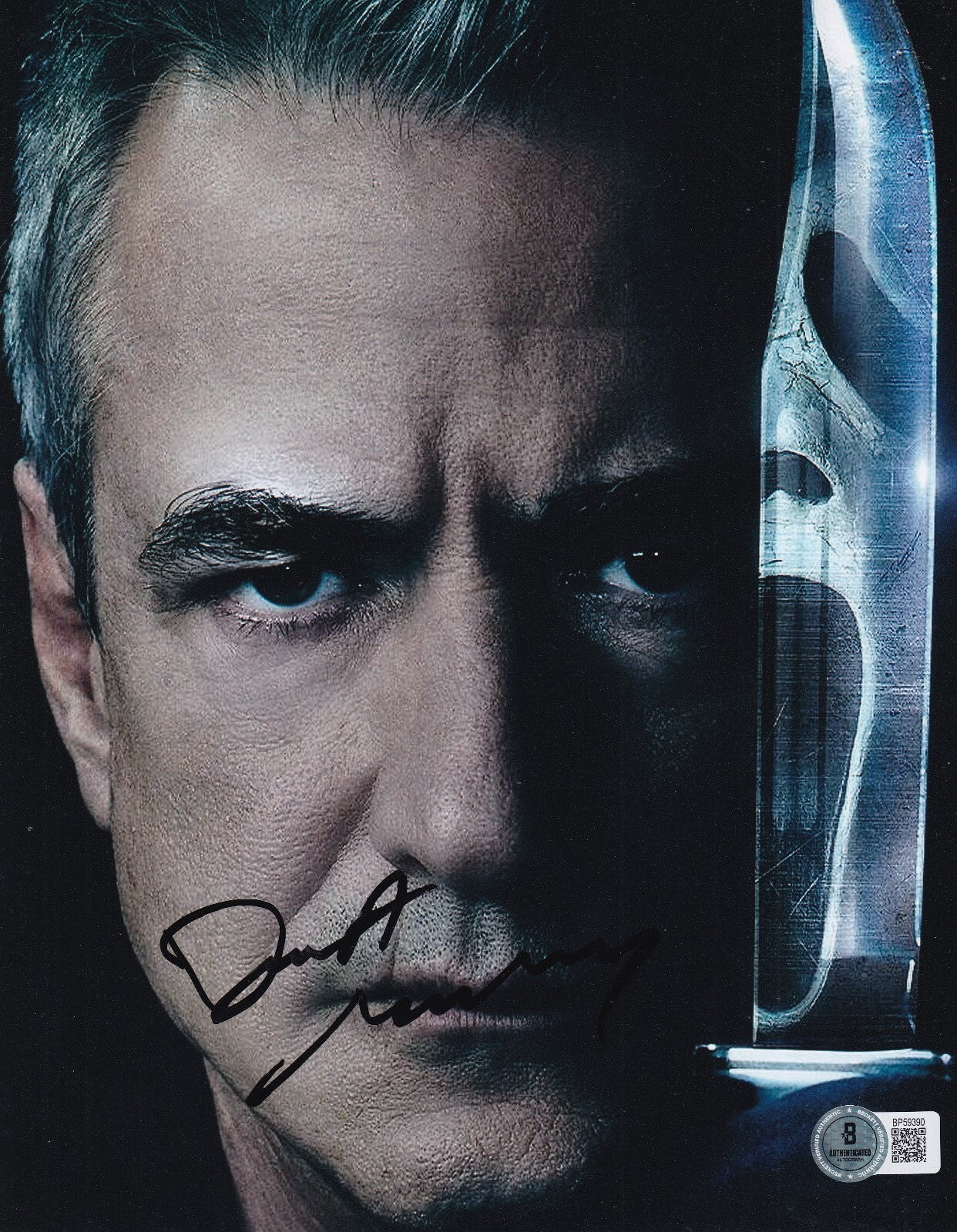 DERMOT MULRONEY signed (SCREAM IV) Detective Bailey 8X10 photo BECKETT BP59390