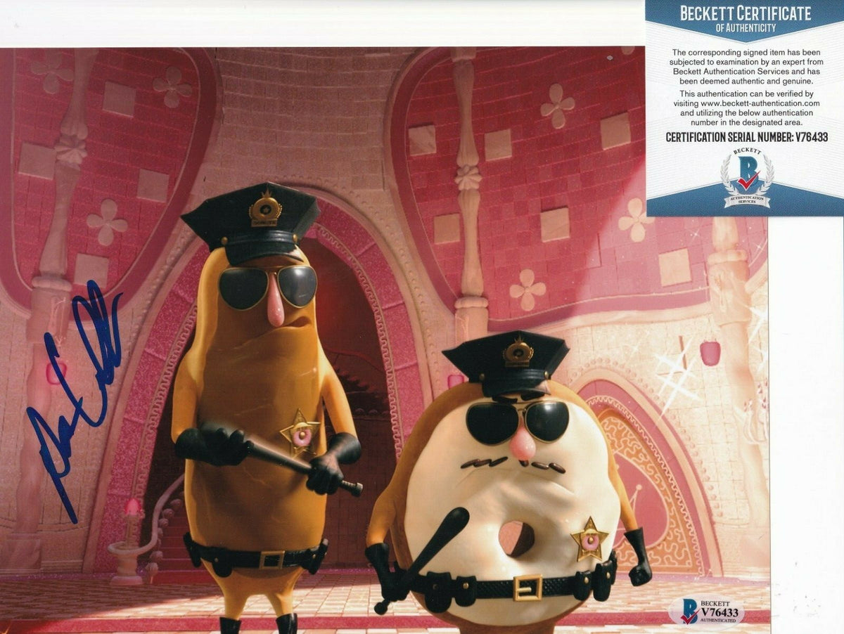 ADAM CAROLLA signed (WRECK IT RALPH) Movie 8X10 photo BECKETT BAS V76433