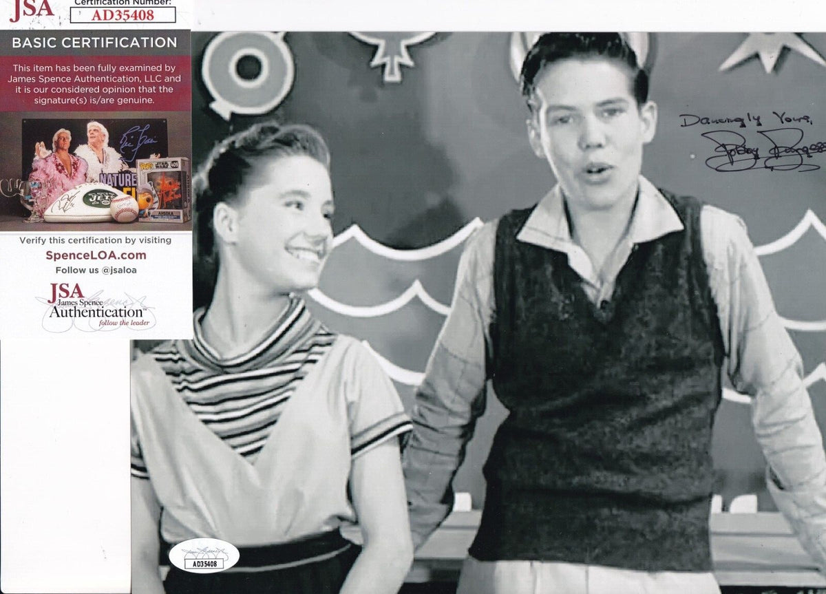 BOBBY BURGESS signed (THE MICKEY MOUSE CLUB) 8X10 photo JSA COA AD35408
