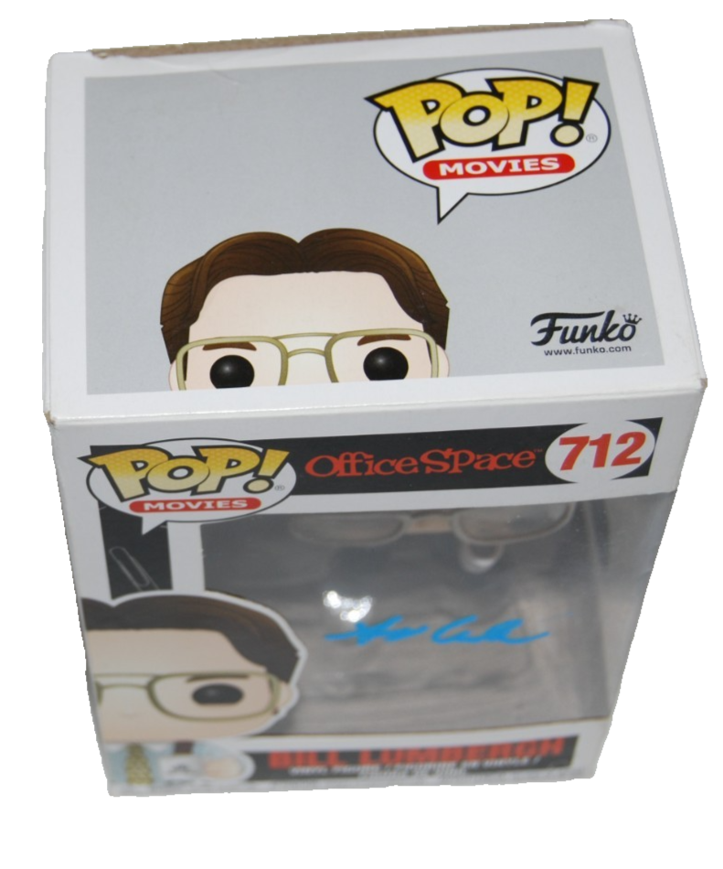 GARY COLE signed (OFFICE SPACE) Bill Lumbergh Funko Pop #712 BECKETT BY085875